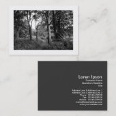 Bossen Bute Park, Cardiff, Mini Foto Visitekaartje (Voorkant / Achterkant)