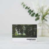 Bossen, Bute Park Cardiff Visitekaartje (Staand voorkant)