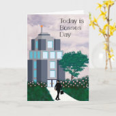 Bossen Dag Kaart, Bouw en Boss Kaart (Gele Bloem)