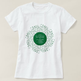 Bossen, de Lungs van Our Land Earth Friendly T-shirt