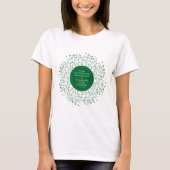 Bossen, de Lungs van Our Land Earth Friendly T-shirt (Voorkant)