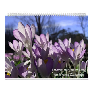 Bossen die 2022 Kalender lopen