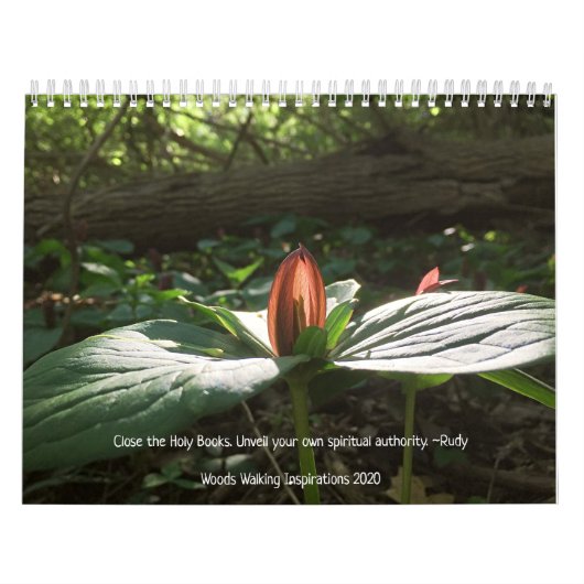 Bossen die Inspiraties 2020 Kalender lopen (Hoes)