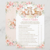 Bossen Dieren vatten bloesem over of onder het spe (Voorkant / Achterkant)