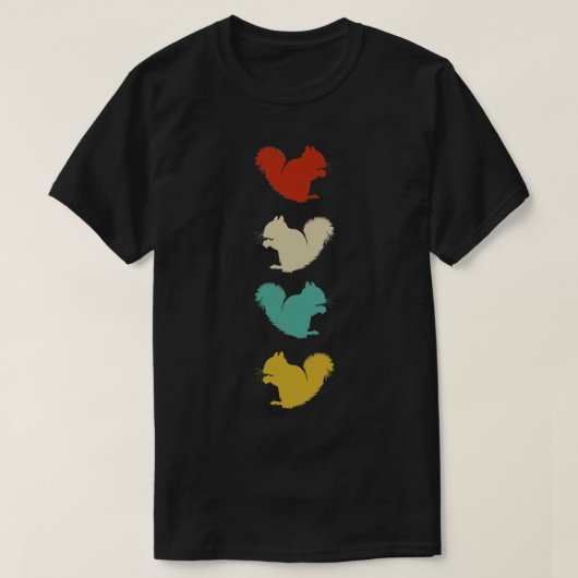 Bossen Dierenvriend Cadeaus Nuts Squirrel T-shirt (Design voorkant)