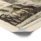 Bossen, districtsgrenzen poster (Hoek)