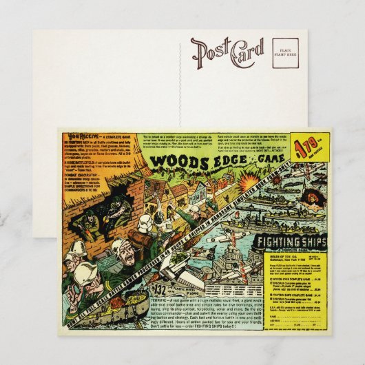  Bossen Edge Game Ad Briefkaart (Voorkant / Achterkant)