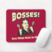 Bossen: Elk dorp heeft een idioot nodig Muismat (Met muis)