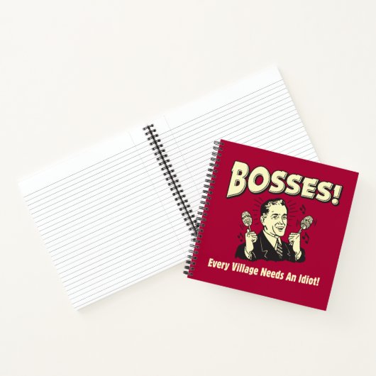Bossen: Elk dorp heeft een idioot nodig Notitieboek (Binnen)