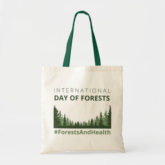 Bossen en de Internationale dag van de gezondheid  Tote Bag (Voorkant)