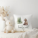 Bossen en dieren kunnen nauwelijks wachten kussen<br><div class="desc">Bij de introductie van onze bosdieren kunnen we bijna niet wachten om een kussen te gooien – perfect voor een schattig en grillig feest! Met een modern waterverf bosthema met schattige dieren zoals een vos, bruin beer, konijn en hert, is het geweldig voor een genderneutrale douche. Dit bohemien ontwerp zet...</div>