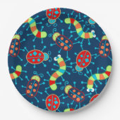 Bossen en kevers papieren bordje (Voorkant)