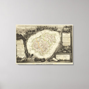 Bossen en landschappen canvas afdruk