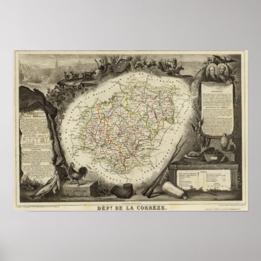 Bossen en landschappen poster (Voorkant)