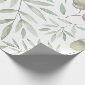 Bossen en plantaardig cadeaupapier (Hoek)