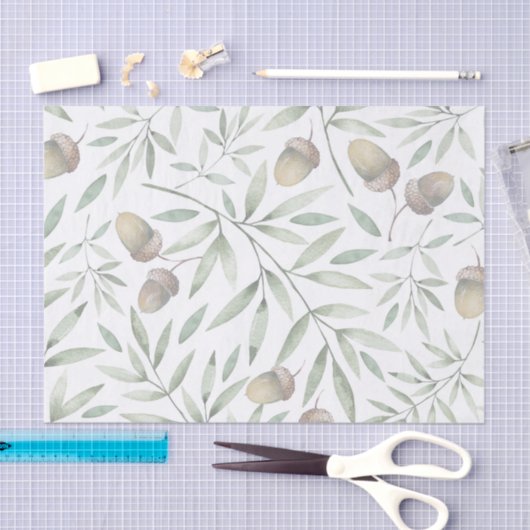 Bossen en plantaardig tissuepapier (Craft)