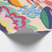 Bossen en rozen cadeaupapier (Hoek)