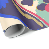 Bossen en rozen cadeaupapier (Rol Hoek)