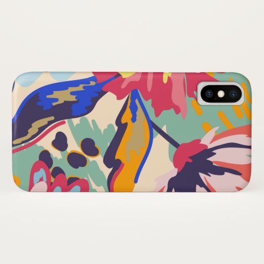 Bossen en rozen Case-Mate iPhone case (Achterkant (horizontaal))