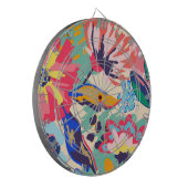 Bossen en rozen dartbord (Voorkant Links)