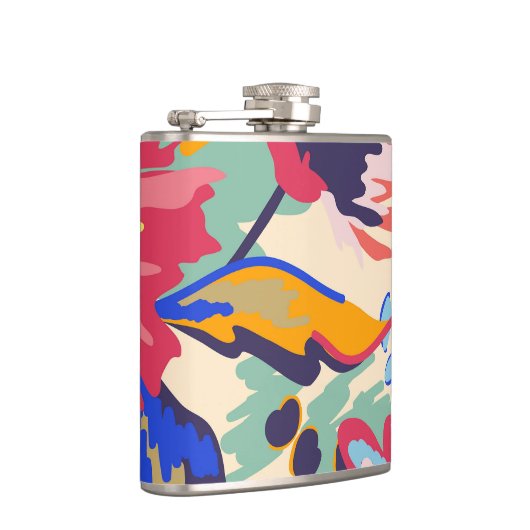 Bossen en rozen heupfles (Rechts)