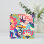 Bossen en rozen kaart (Staand voorkant)