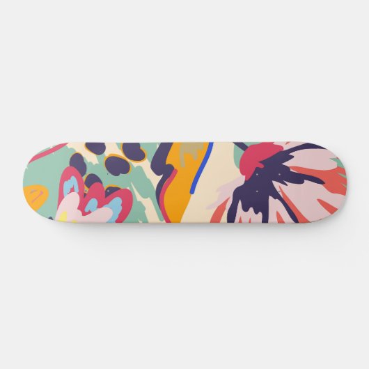 Bossen en rozen persoonlijk skateboard (Horizontaal)