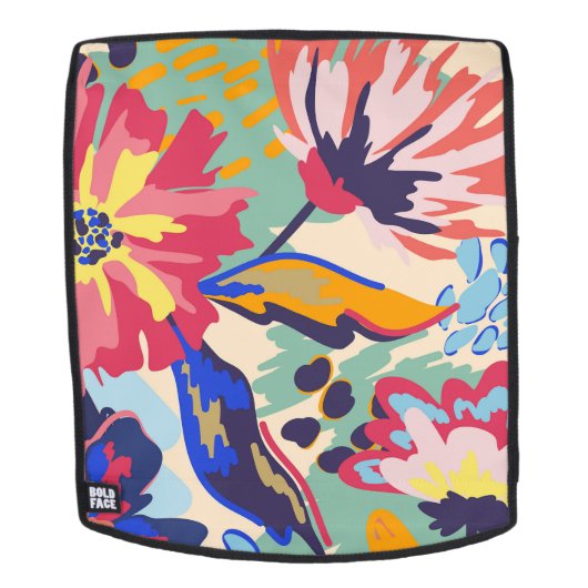 Bossen en rozen rugtassen (Verwijderbaar gezicht)