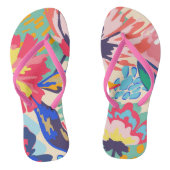 Bossen en rozen teenslippers (Voetbed)