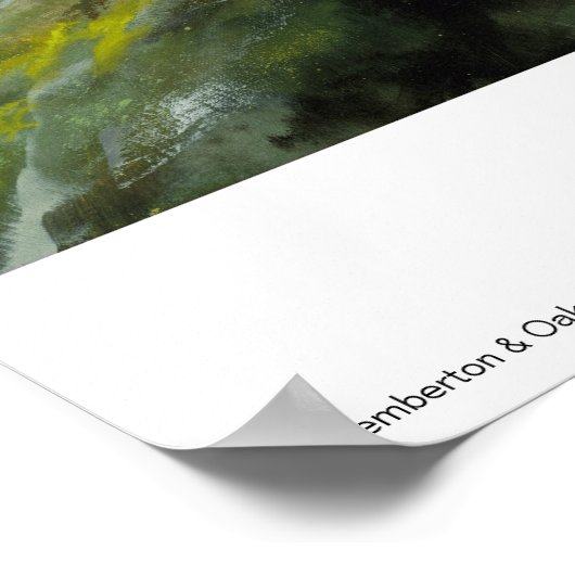 Bossen en sproeiers poster (Hoek)