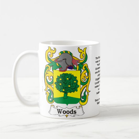 Bossen Familie Crest Mok (Links)