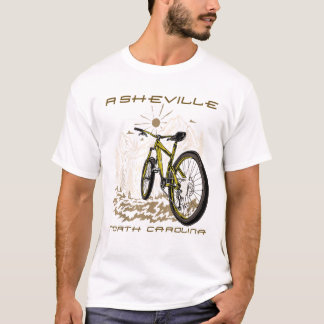 Bossen fietsen Asheville Noord T-shirt