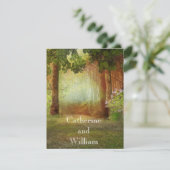 Bossen Forest Casual Elegant Outdoorbruilding Kaart (Staand voorkant)