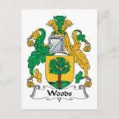 Bossen gezinscrest briefkaart (Voorkant)