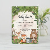 Bossen, groenbos, houten plak kaart (Staand voorkant)