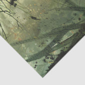 Bossen Heks Halloween Decoupage Tissuepapier (Detail)