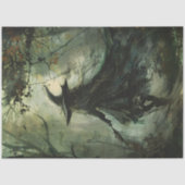 Bossen Heks Halloween Decoupage Tissuepapier (Voorkant)