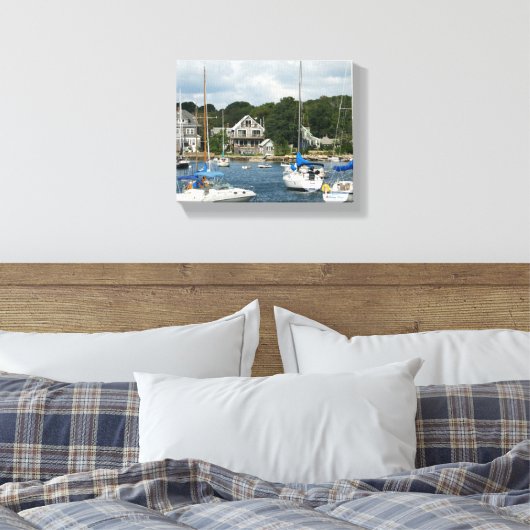 Bossen Hole Harbor Canvas Afdruk (Insitu (Slaapkamer))