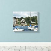 Bossen Hole Harbor Canvas Afdruk (Insitu (Houten vloer))