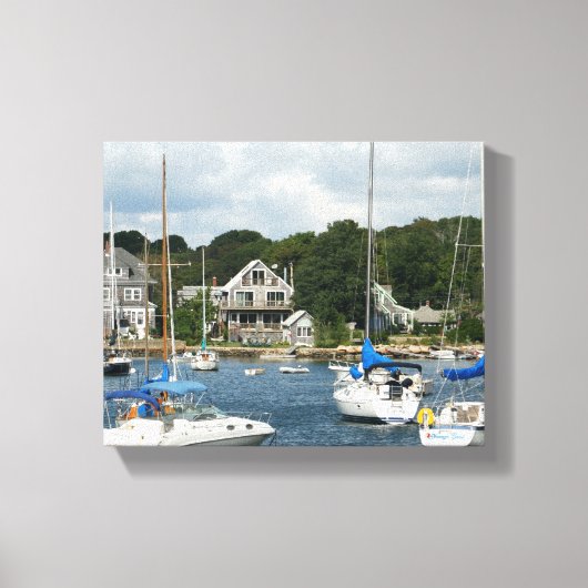 Bossen Hole Harbor Canvas Afdruk (Voorkant)