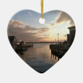 Bossen Hole Harbour kerstversiering Keramisch Ornament (Voorkant)
