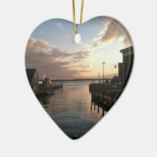 Bossen Hole Harbour kerstversiering Keramisch Ornament (Links)