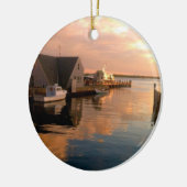 Bossen Hole Harbour kerstversiering Keramisch Ornament (Links)