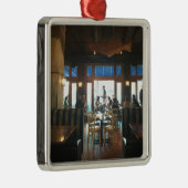 Bossen Hole Waterfront kerstversiering Metalen Ornament (Rechts)