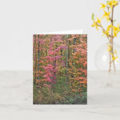 "BOSSEN IN DE HERFST" NOTECARD KAART (Gele Bloem)