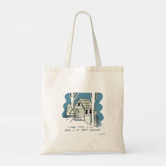 BOSSEN IN DE SMOKY MOUNTAINS TOTE BAG (Achterkant)