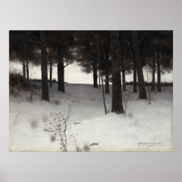 Bossen in de winter - Charles W. Eaton Fine Art Po Poster