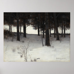 Bossen in de winter - Charles W. Eaton Fine Art Po Poster