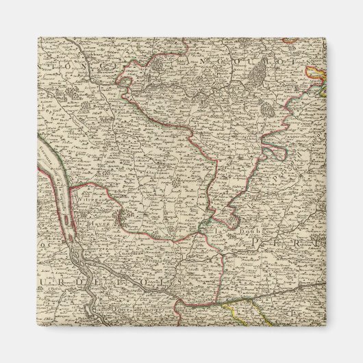 Bossen in Frankrijk Magneet (Voorkant)