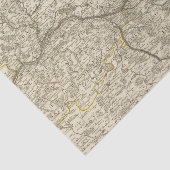 Bossen in Frankrijk Tissuepapier (Detail)